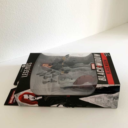 Black Widow Marvel Legends back left side- Happy Clam Gifts