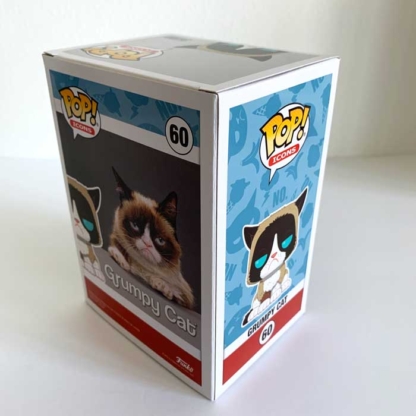 Grumpy Cat Funko Pop back - Happy Clam Gifts