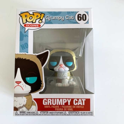 Grumpy Cat Funko Pop front - Happy Clam Gifts