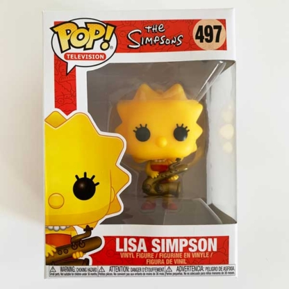 Lisa Simpson The Simpsons Funko Pop front - Happy Clam Gifts