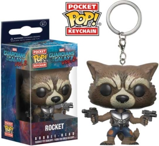 Rocket Marvel Guardians of the Galaxy Vol. 2 Funko Pocket Pop Keychain