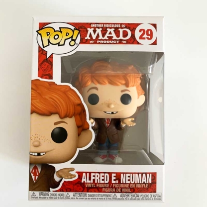 Alfred E. Neuman Funko Pop front - Happy Clam Gifts