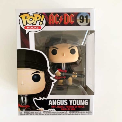Angus Young ACDC Funko Pop front - Happy Clam Gifts