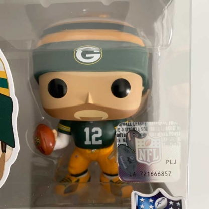 Aaron Rodgers NFL Packers Funko Pop closeup - Happy Clam Gifts