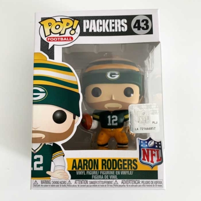 Aaron Rodgers NFL Packers Funko Pop front - Happy Clam Gifts