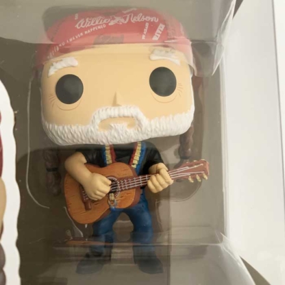 Willie Nelson Funko Pop closeup - Happy Clam Gifts