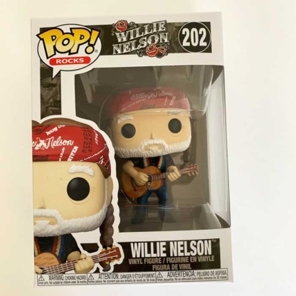 Willie Nelson Funko Pop front - Happy Clam Gifts
