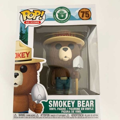 Smokey Bear Funko Pop front - Happy Clam Gifts
