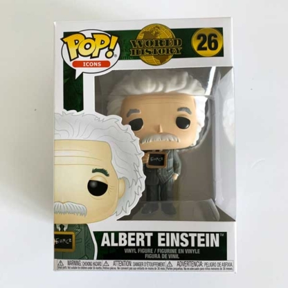 Albert Einstein Funko Pop front - Happy Clam Gifts