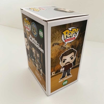 Ron Swanson Parks and Recreation Funko Pop back right - Happy Clam Gifts
