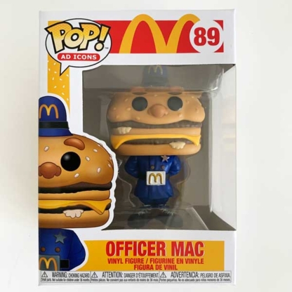 Officer Mac McDonald's Funko Pop front - Happy Clam Gifts