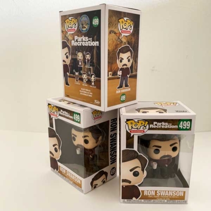 Ron Swanson Parks and Recreation Funko Pops at Happy Clam Gifts