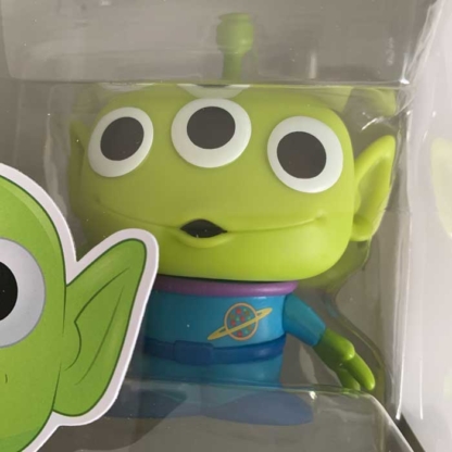 Alien Toy Story 4 Funko Pop closeup - Happy Clam Gifts