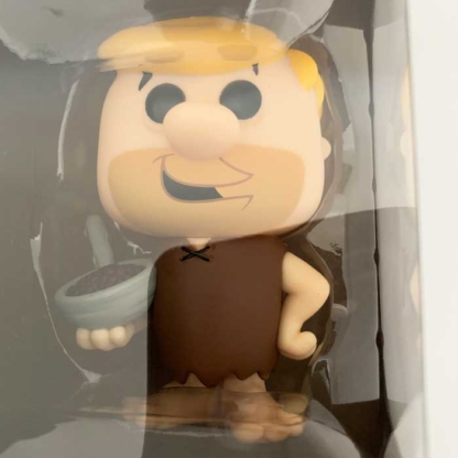 Barney Rubble With Cocoa Pebbles Cereal Funko Pop closeup - Happy Clam GIfts
