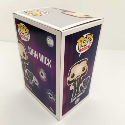 John Wick With Dog Funko Pop back right - Happy Clam Gifts
