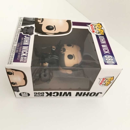 John Wick With Dog Funko Pop right side - Happy Clam Gifts