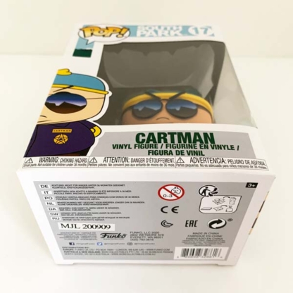 Cartman Officer South Park Funko Pop bottom - Happy Clam Gifts