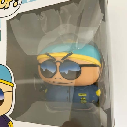 Cartman Officer South Park Funko Pop closeup - Happy Clam Gifts